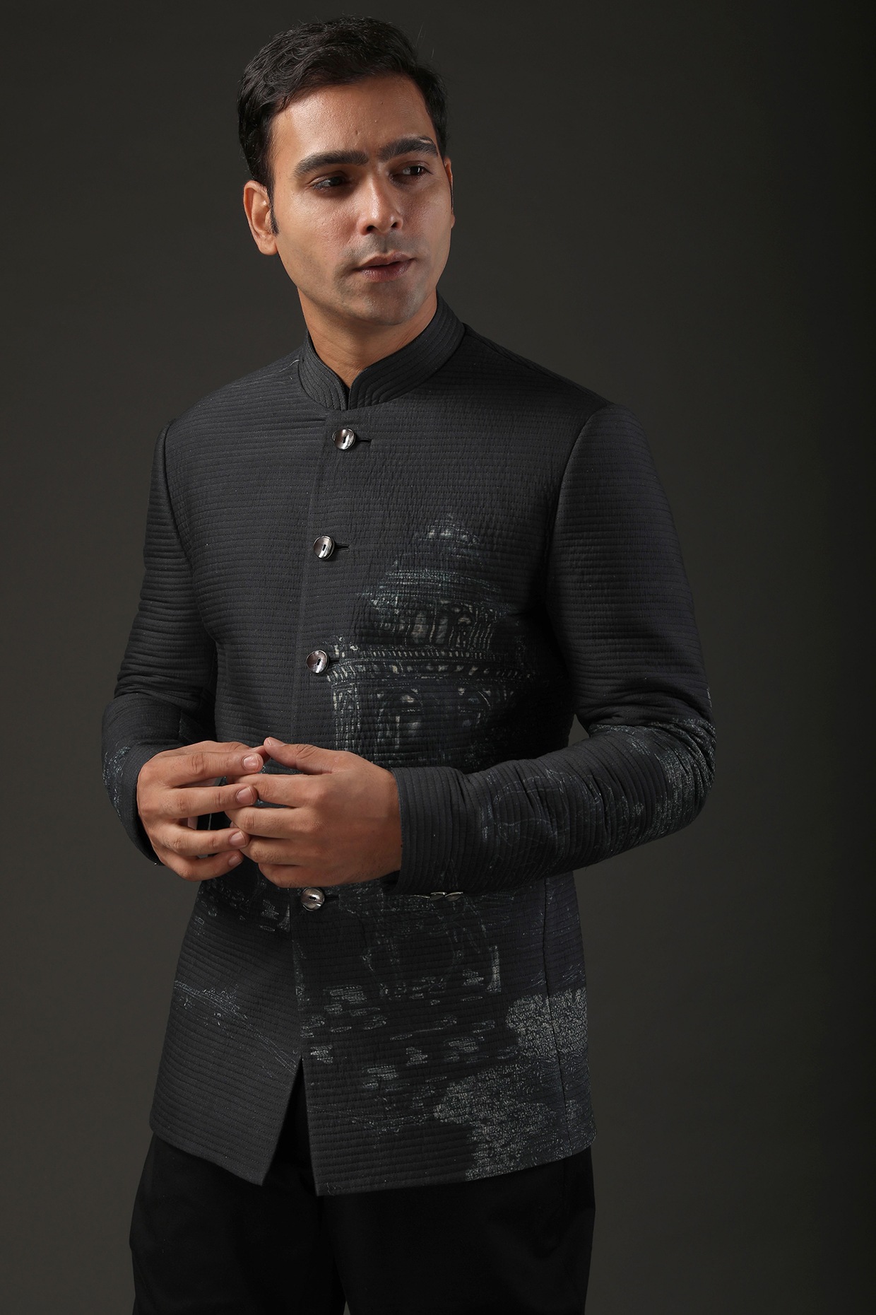 QUINTESSENTIALLY CLASSIC BANDHGALA SUIT